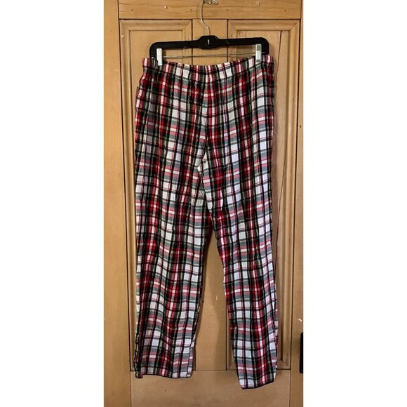 Victoria’s Secret Womens Christmas Flannel Pajama Pants Size Large White XM NWT - Picture 9 of 11